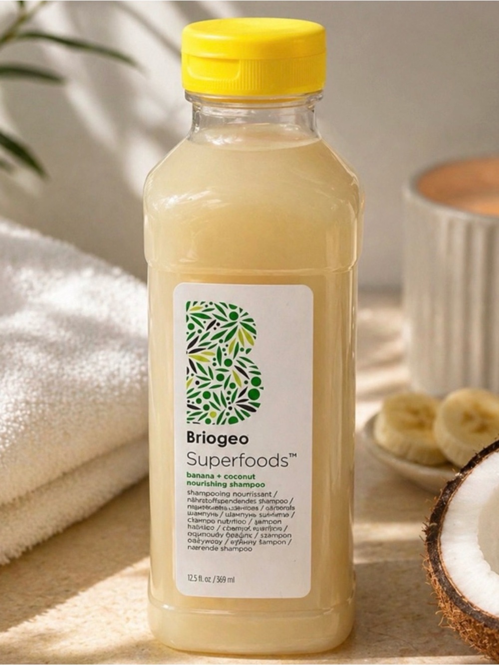 Briogeo Banana + Coconut Nourishing Superfood Shampoo 12.5oz BRAND New